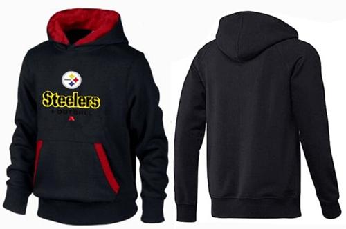 NFL Men's Nike Pittsburgh Steelers Critical Victory Pullover Hoodie - Black/Red